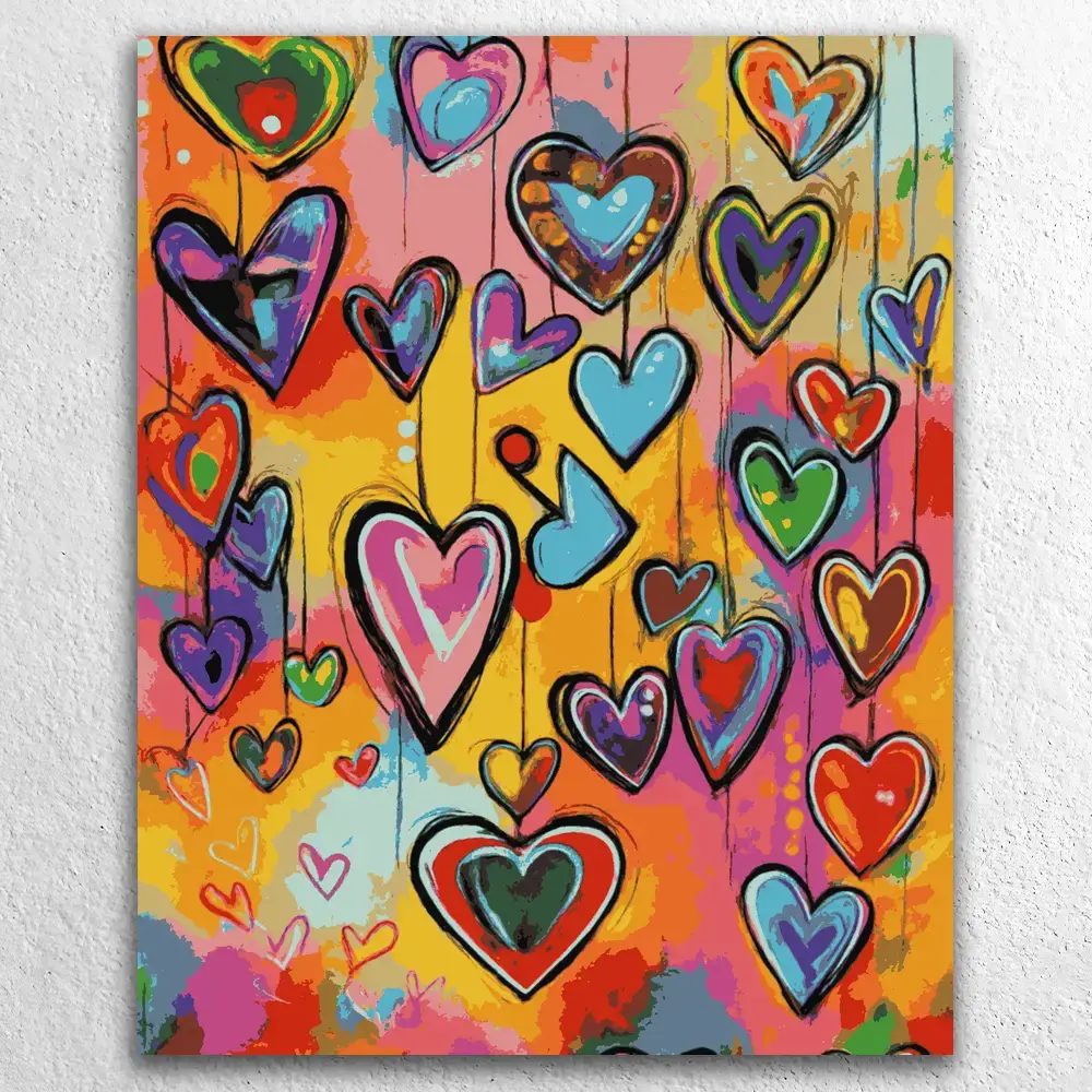 Hearts Colorful
