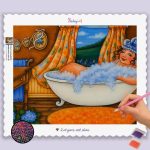 1324445_base-diamond-painting-paintingscart Dicke Dame in der Badewanne