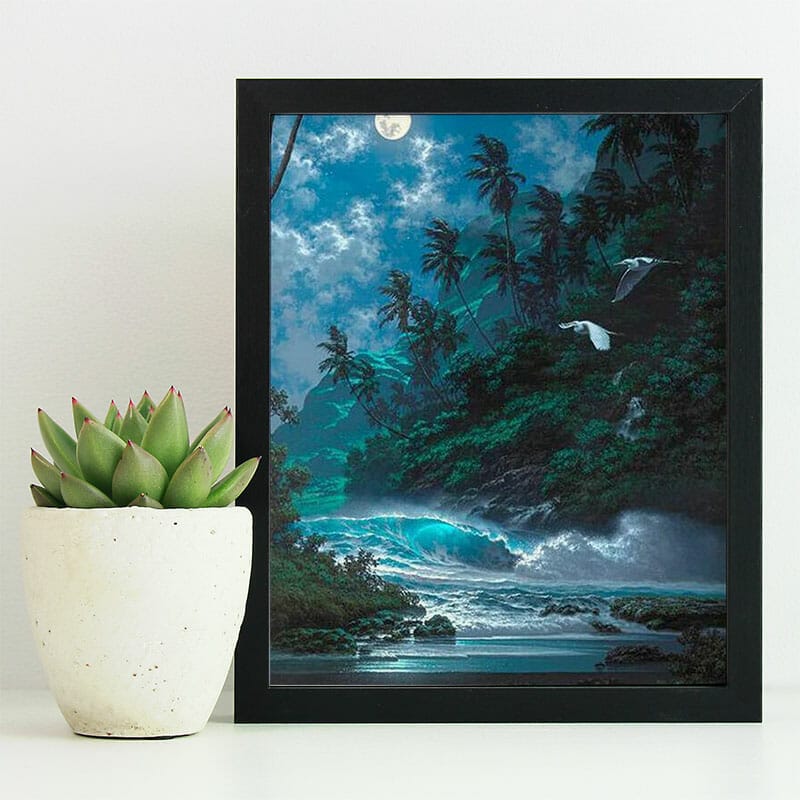 Mondlicht und der Fluss