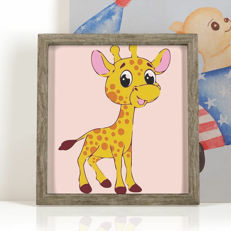 Schatten Giraffe