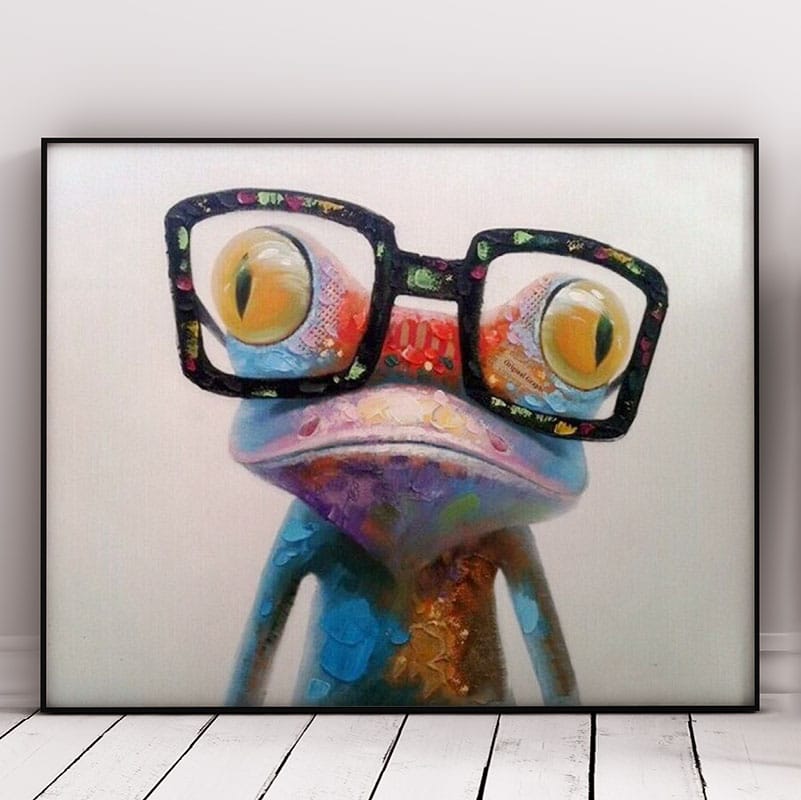 Abstrakter Frosch