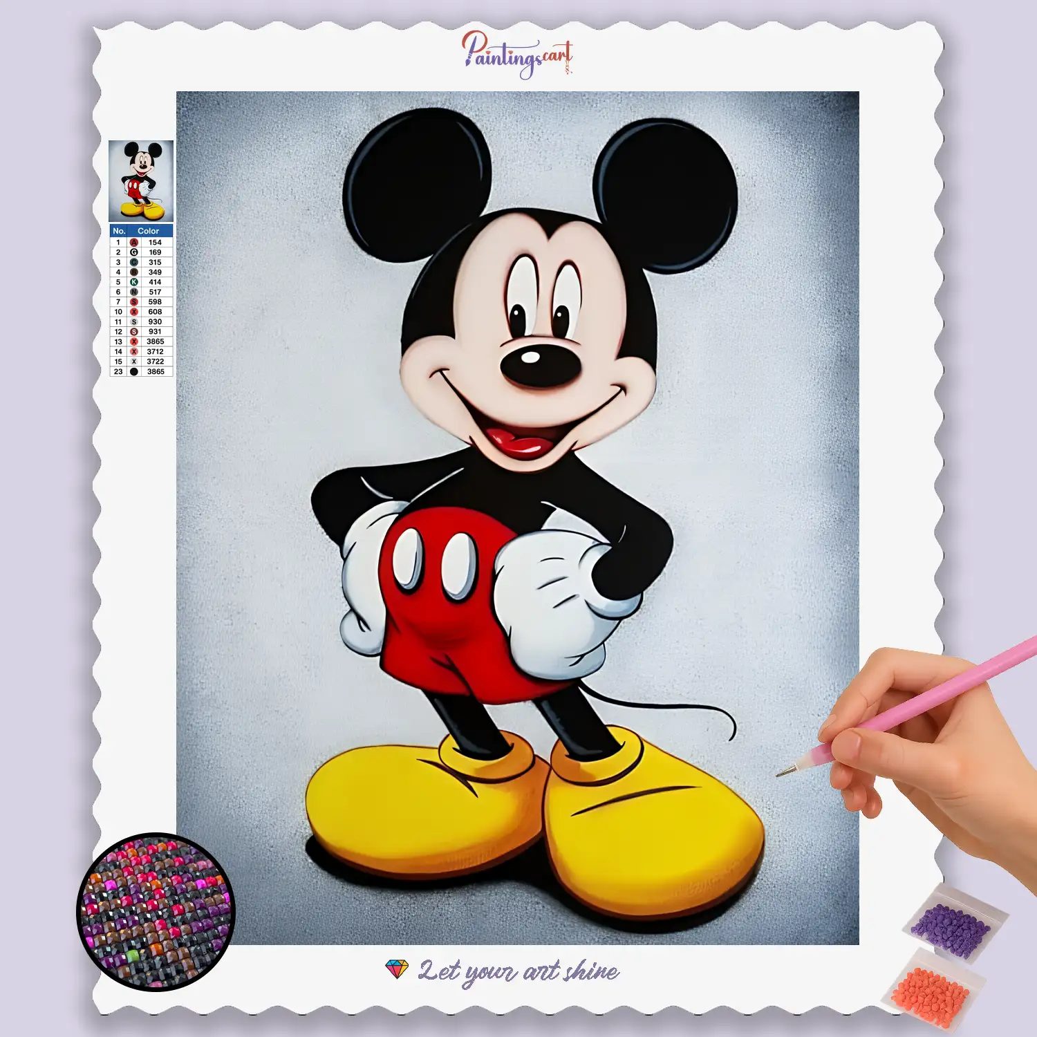 Posieren für das Foto - Mickey