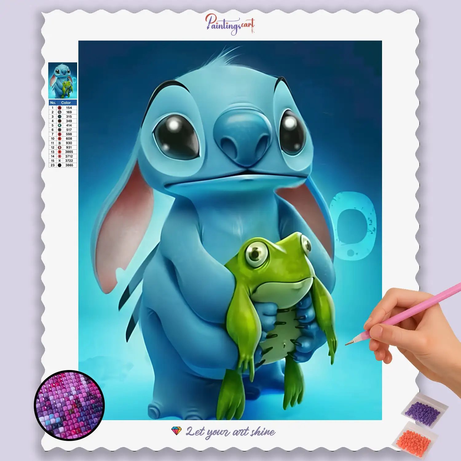 Stitch und sein Freund Frosch