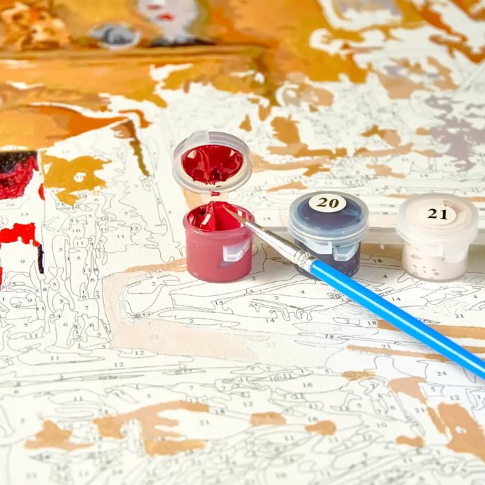 Malen-nach-Zahlen package includes Malen-nach-Zahlen package includes