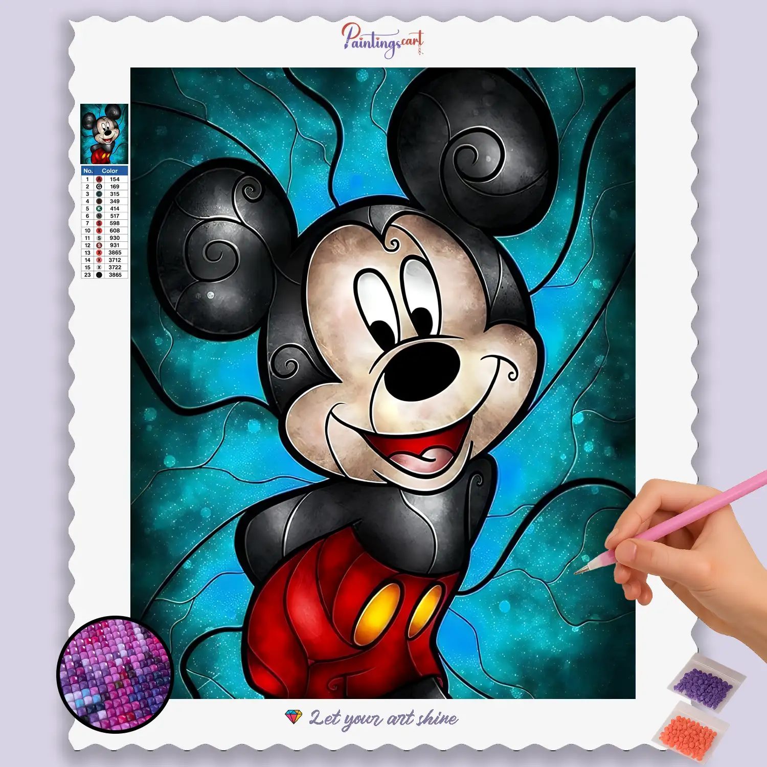 Glückliche Mickey Maus