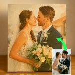 Newlywed Portrait - Paint by Numbers copy Malen nach Zahlen Personalisiert Motiv Customers Wedding