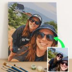 Personalized Paint-by-Numbers Project copy Malen nach Zahlen Personalisiert Motiv Friends