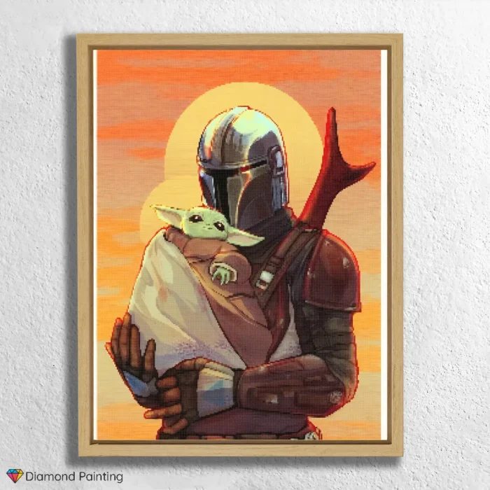 Der niedliche Yoda und Beschützer