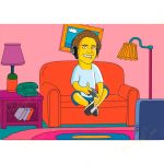 Yello-Character-arta Yellow cartoon art