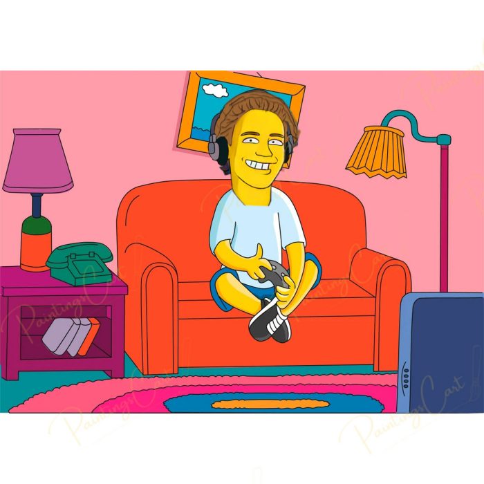 Yello-Character-arta Yellow cartoon art