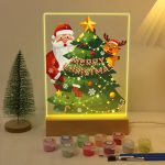 025-5 Merry Christmas Santa - LED Paint by Numbers