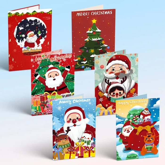10 Personalized Christmas Cards - Paint by Numbers