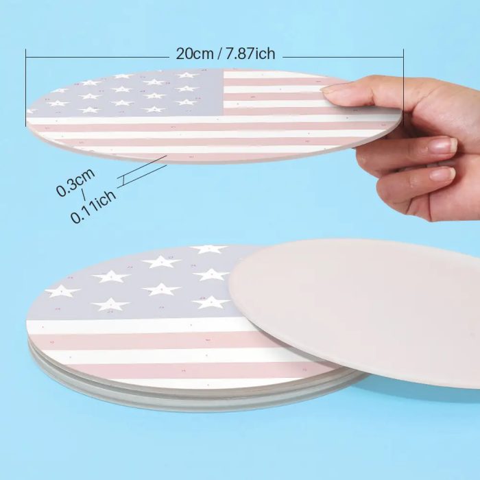 CD005 (5) Great American Flag Placemats