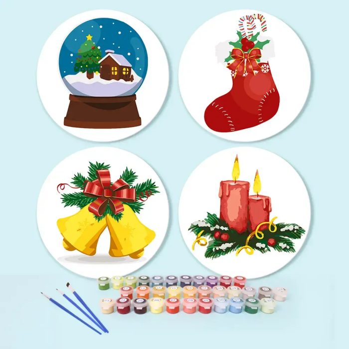 CD024 (14) The Christmas Placemats - Paint by Numbers