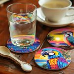 Colorful Birds - Custom Coaster Paint by Numbers (17)