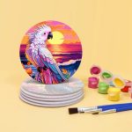 Colorful Birds - Custom Coaster Paint by Numbers (4)