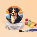 Cute dog coasters DIY paint by numbers (3)