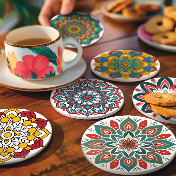 Mandala Art - DIY Coaster (13)