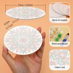 Mandala Art - DIY Coaster (7) Mandala Art DIY Custom Coasters