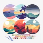 Placemats-for-dining-table-2 Minimalist Nature Placemats (6 Pieces) - Paint by number