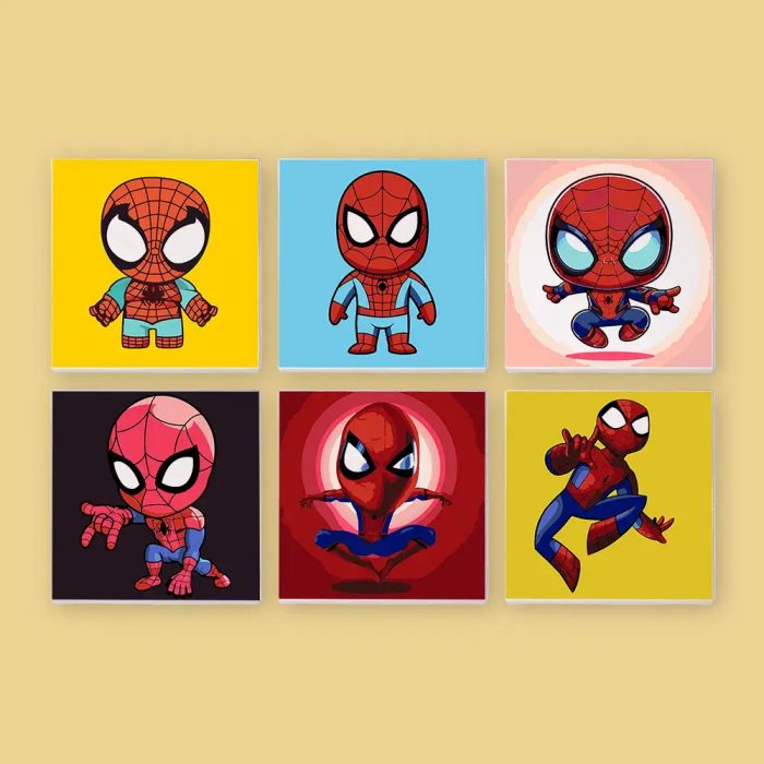 12733 Paint by numbers Diamond Painting webp Mini Spiderman