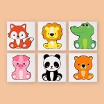 18453 Paint by numbers Diamond Painting webp Süße Wildtiere