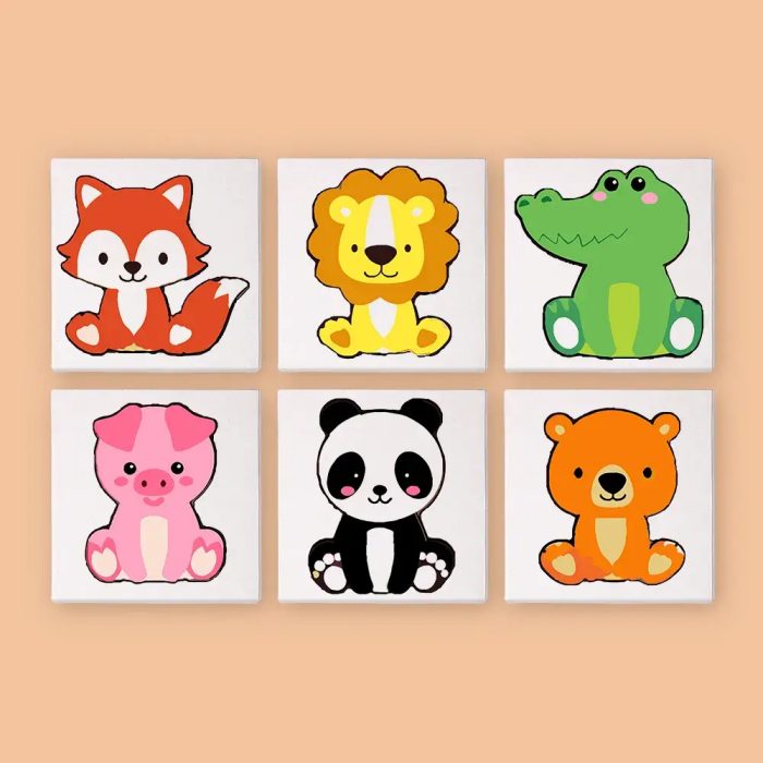 18453 Paint by numbers Diamond Painting webp Süße Wildtiere