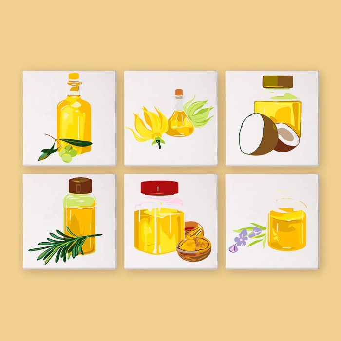 45463 Paint by numbers Diamond Painting webp Gesunde Speiseöle