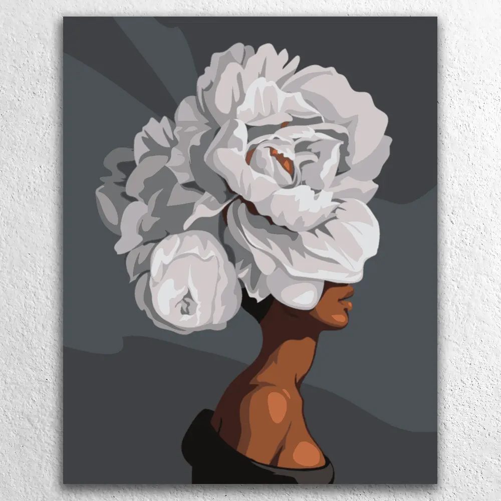 Monochrome Blüte
