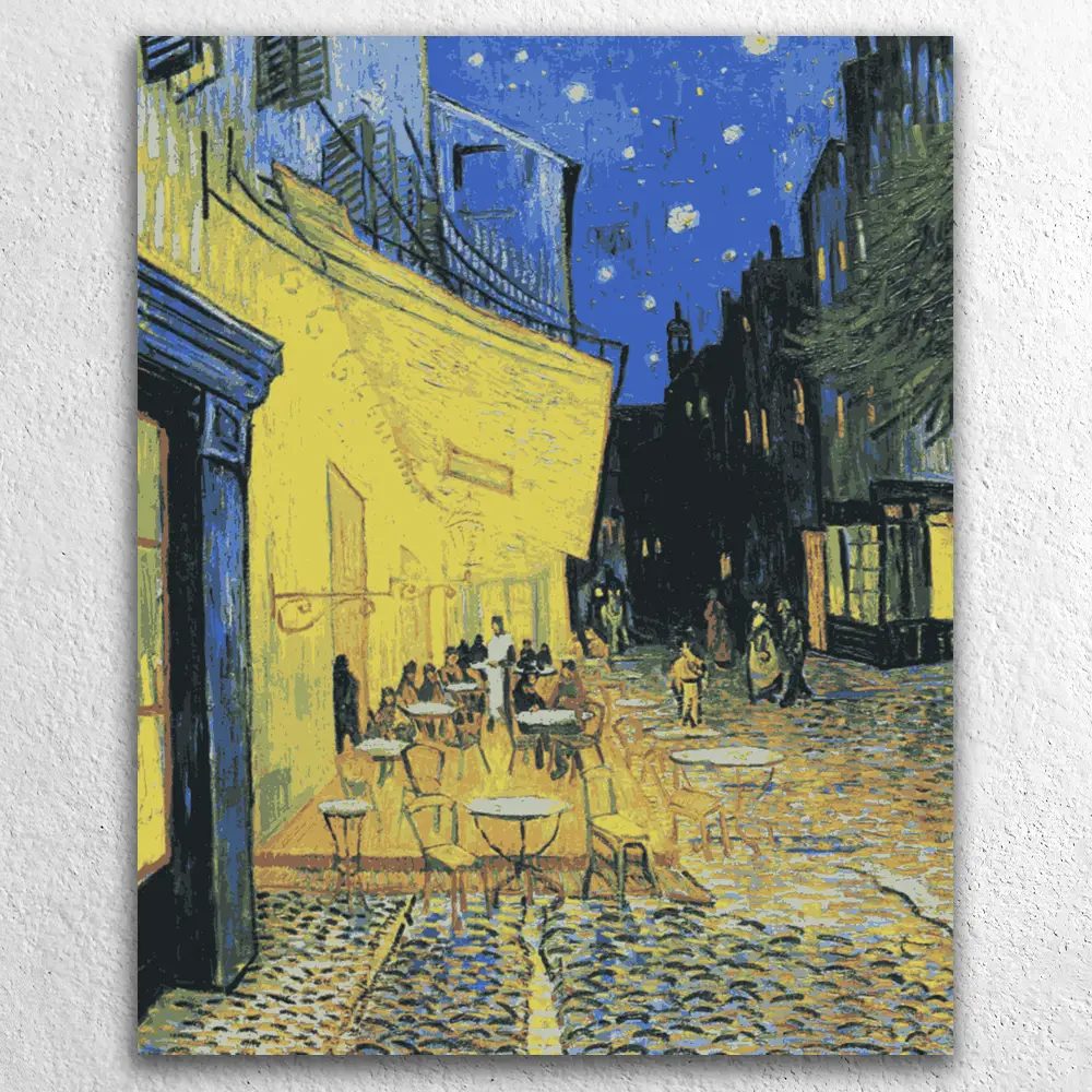 Caféterrasse bei Nacht – Van Goghs