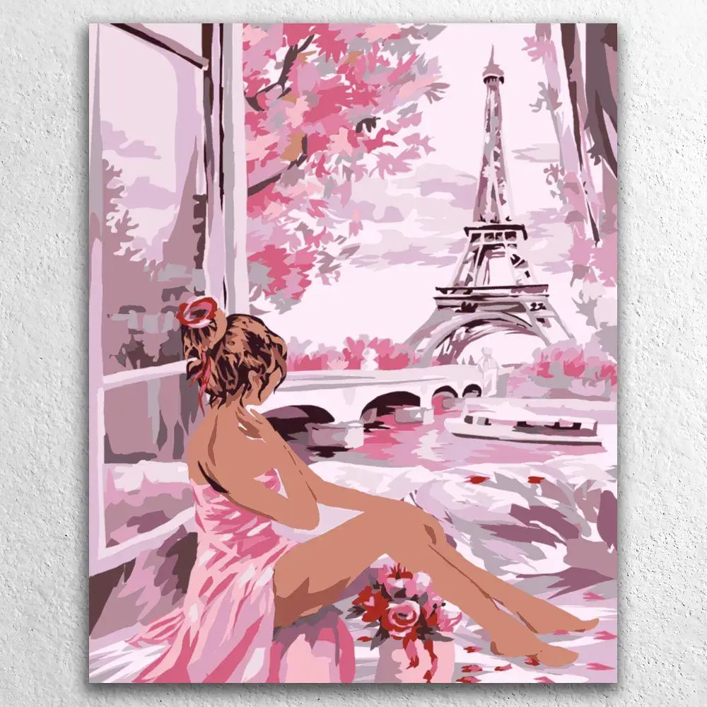 Romantischer Morgen in Paris