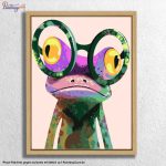 561837_floatver_webp Bunte Frosch mit Brille