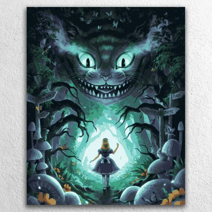 Alice im Wunderland – Fantasievolles Malen nach Zahlen Kit Alice im Wunderland – Fantasievolles Malen nach Zahlen Kit