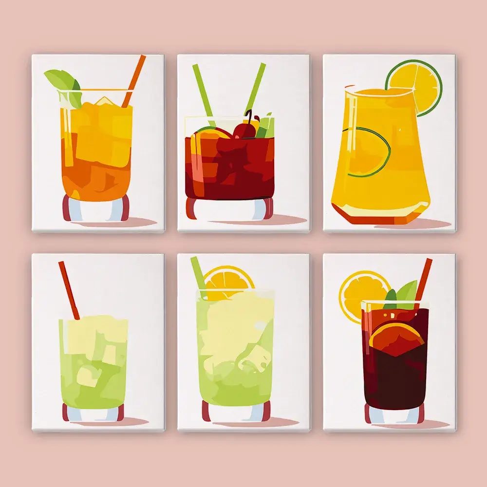 71820 Paint by numbers Diamond Painting webp Erfrischende Fruchtsäfte