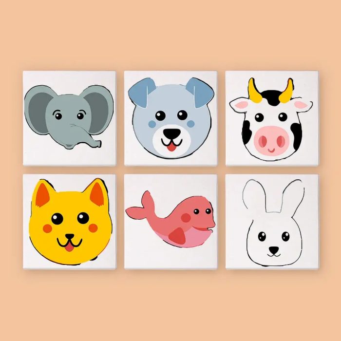 84447 Paint by numbers Diamond Painting webp Wunderschöne süße Tiere