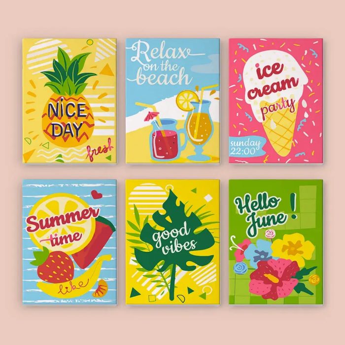 86566 Paint by numbers Diamond Painting webp Sommerzeiten