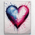 Abstraktes Herz Abstraktes Herz