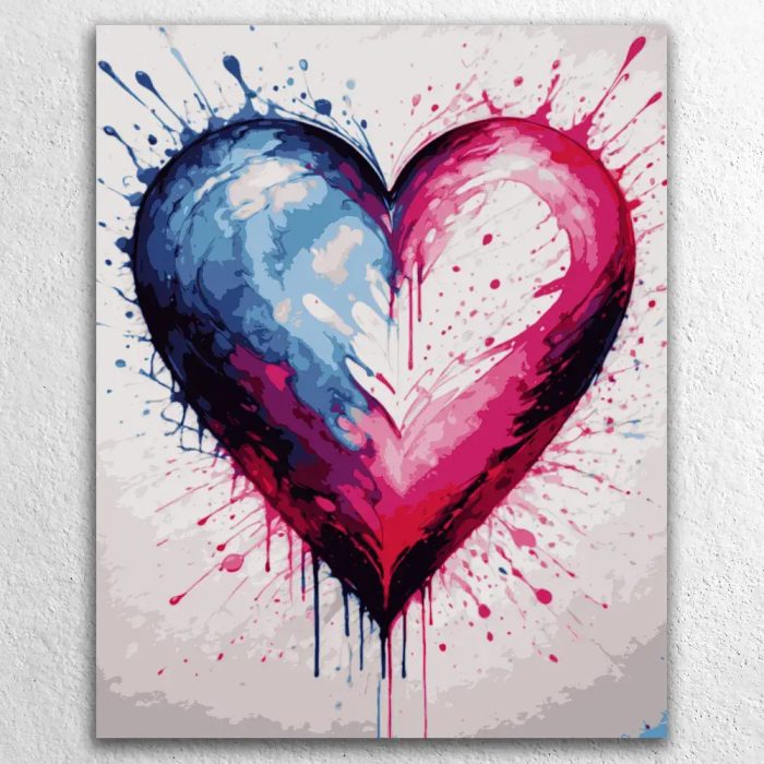 Abstraktes Herz Abstraktes Herz