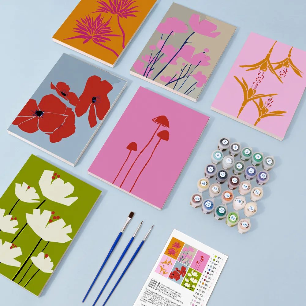 Minimalistische Blumen