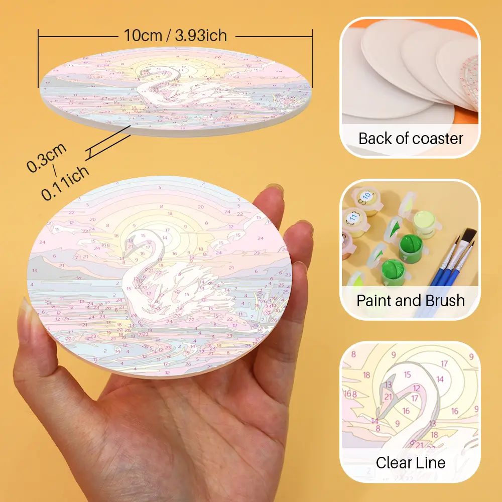 Colorful Sealife - Custom Cup Coasters