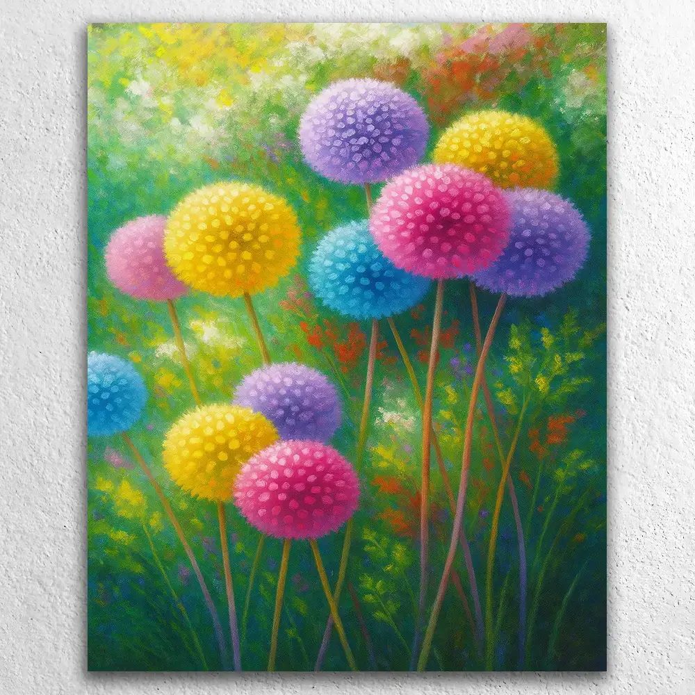 Acryl Blumen malen