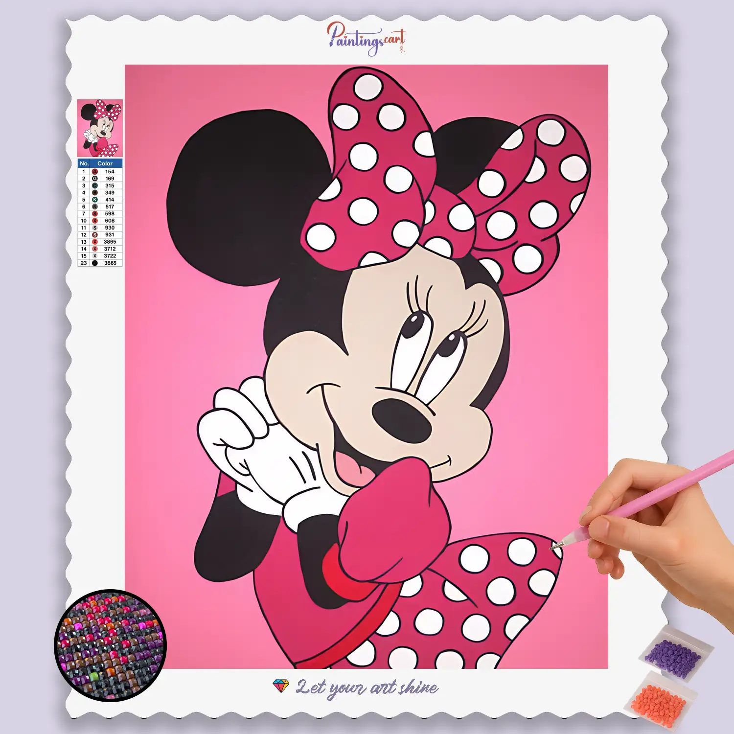 Die schüchterne Minnie Maus